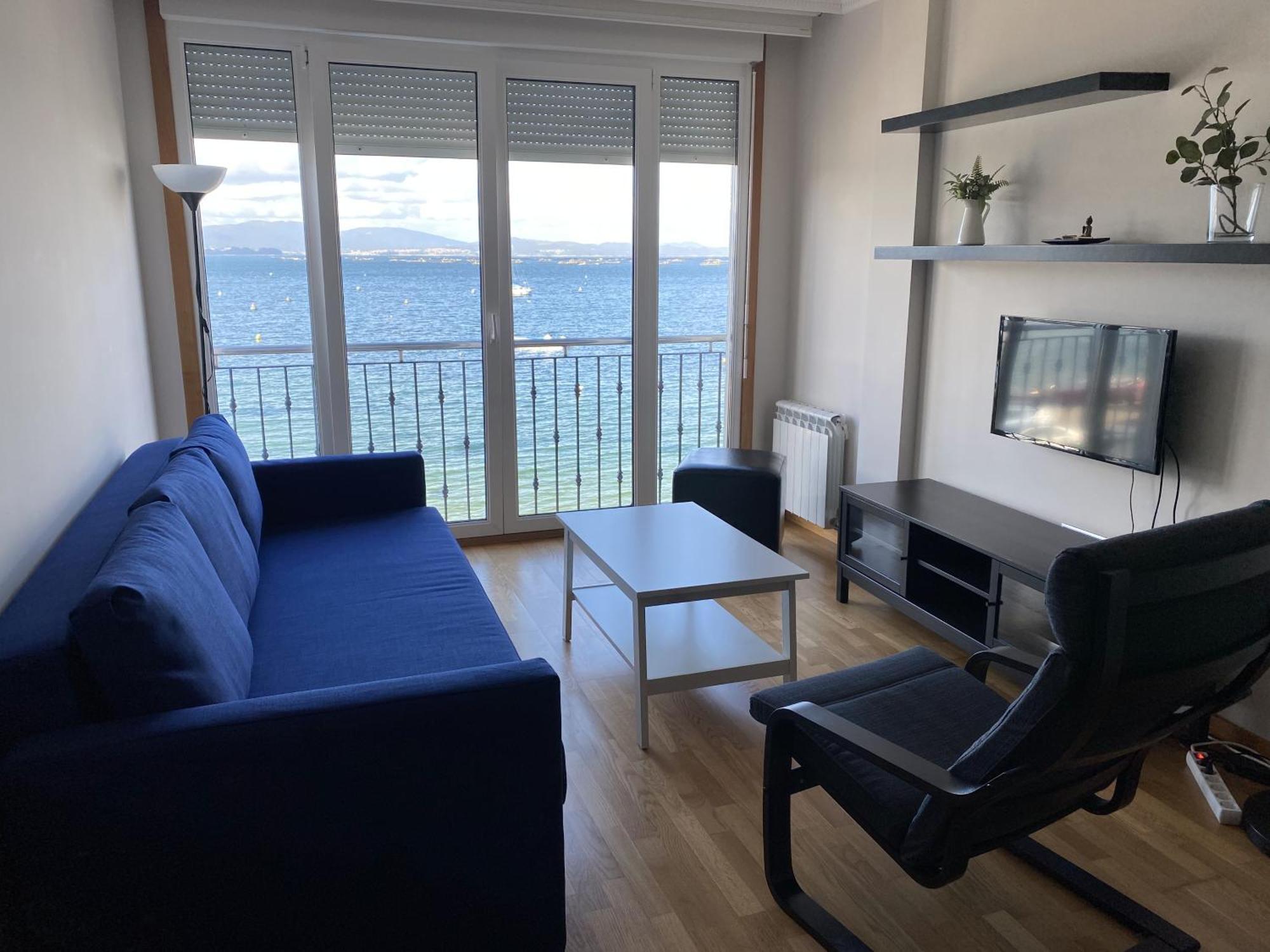 Apartamento en la Isla con vistas al Mar Illa de Arousa Exterior foto